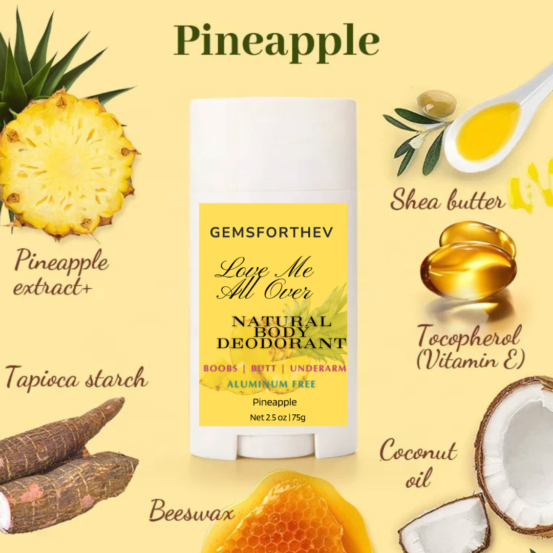 Love Me All Over – Natural Deodorant for Thighs, Underboob & Full-Body Freshness