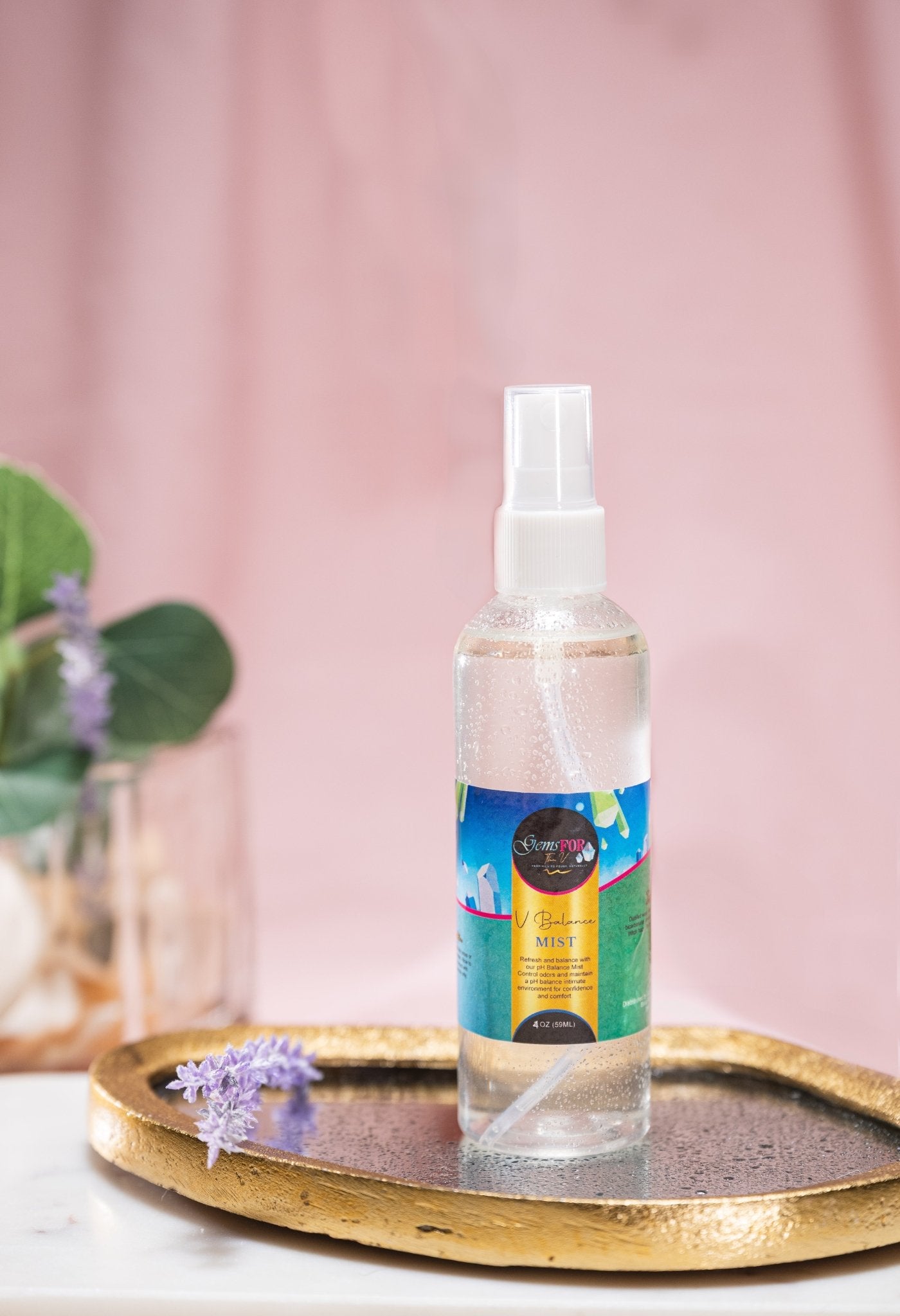 pH Balancing Mist – On - the - Go Spray to Control V Sweat, Odor & Discomfort - Gemsforthev