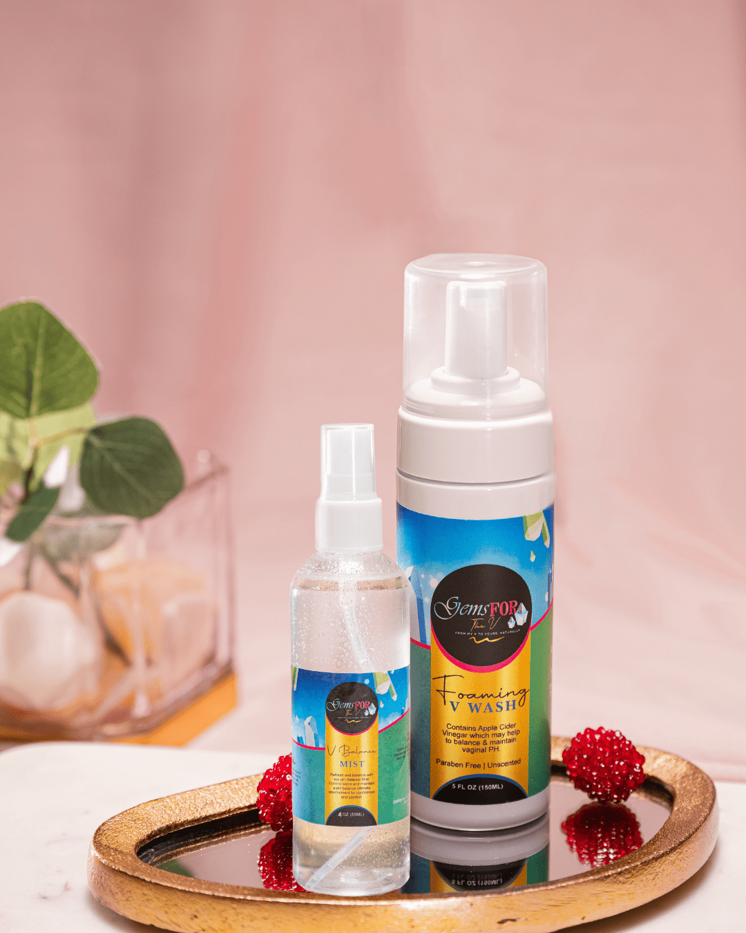 Sweat & Odor Duo – Daily V Wash + pH Mist to Stay Fresh All Day - Gemsforthev
