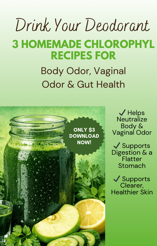 Chlorophyll Drinks for Body Odor, Vaginal Odor & Gut Health - Gemsforthev