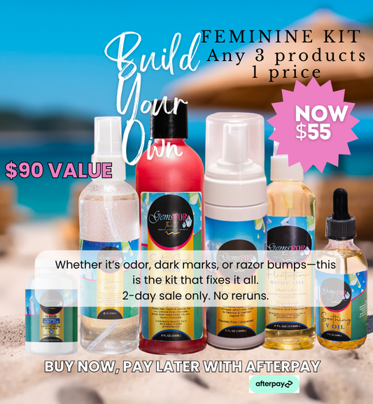 Summer Reset Kit – Pick Any 3 Products to Fix Odor, Ingrown, Discoloration & Pcos